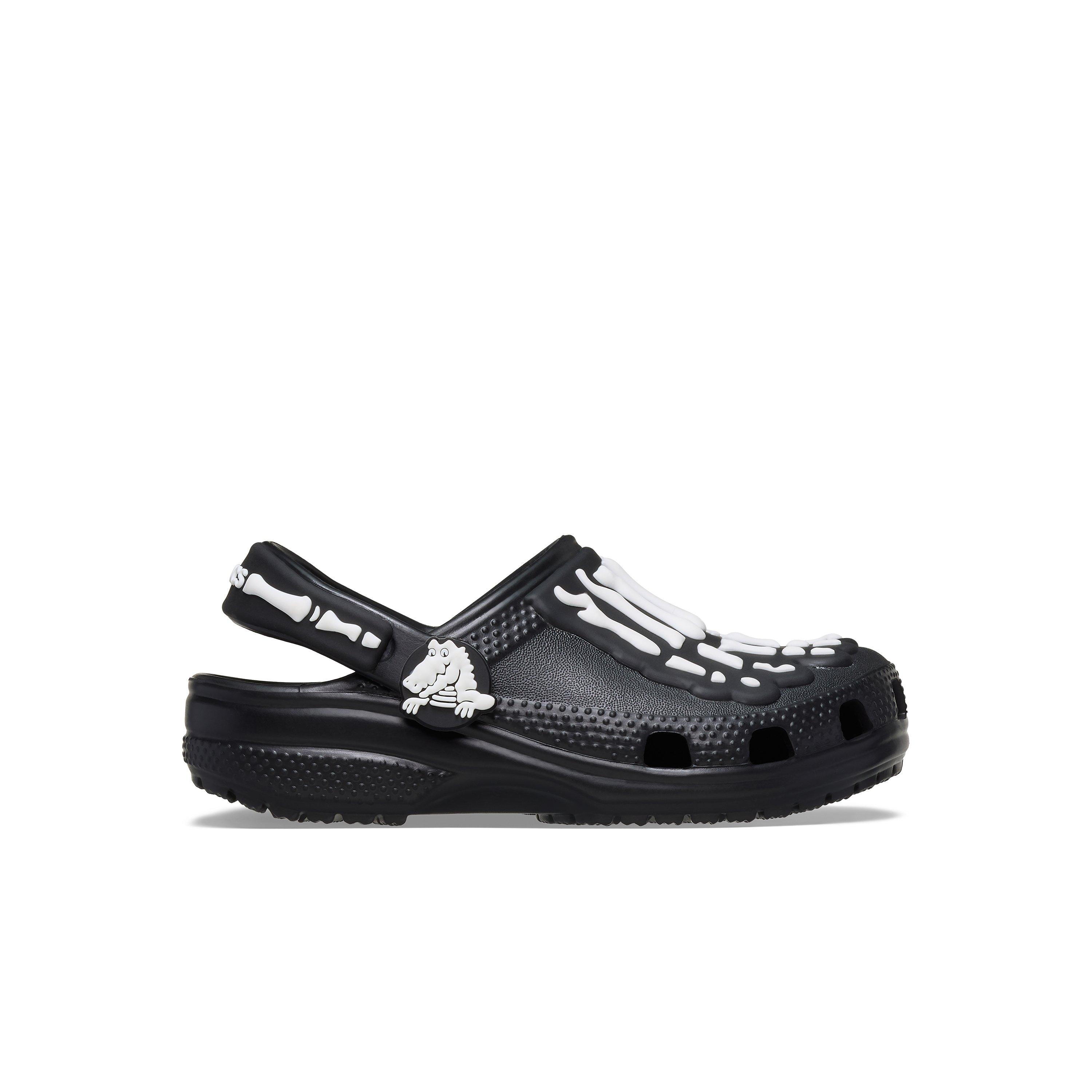 Crocs Classic "Skeleton" Preschool Boys' Clog - BLACK